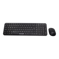 Kit Teclado y Mouse Inal&aacute;mbrico TECHZONE TZCOMBINA05